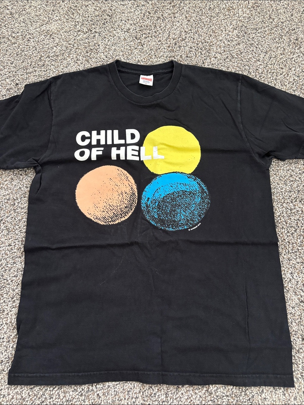 Supreme Black “child of hell”  Tee